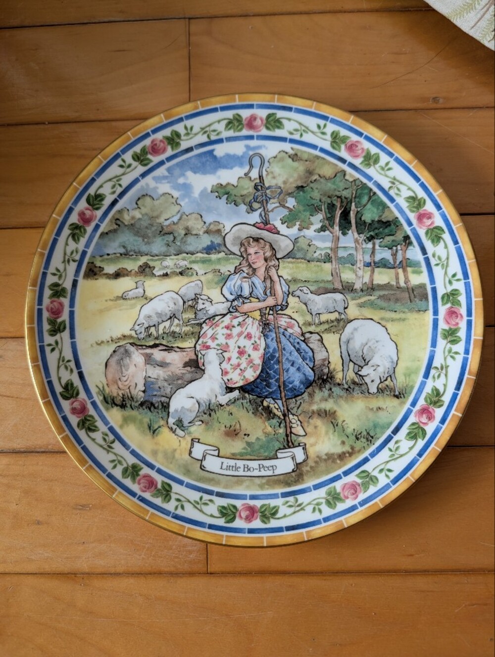 Vtg Royal Doulton Little Bopeep Decorative Plate